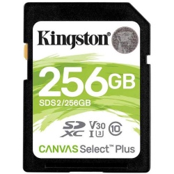 Kingston Canvas Select Plus SDXC 100MBs Class 10 256GB